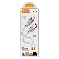 Кабель Jokade USB JA054 FC Micro 5A Silicone белый                                                  