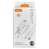 Сетевое зарядное устройство для Jokade JB129 FC 22.5W USB-A плюс USB Lightning белый                