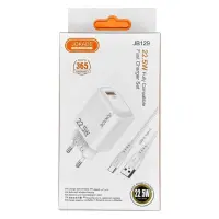 Сетевое зарядное устройство для Jokade JB129 FC 22.5W USB-A плюс USB Type-C белый                   