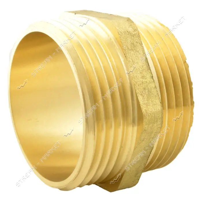 Ниппель Nikiforoff латунь 1 1/4"Н-1 1/4"Н FTN