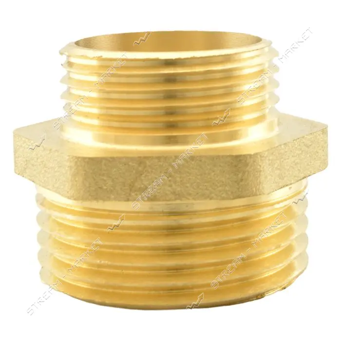 Ниппель Nikiforoff латунь 1/2"Н-3/4"Н FTN