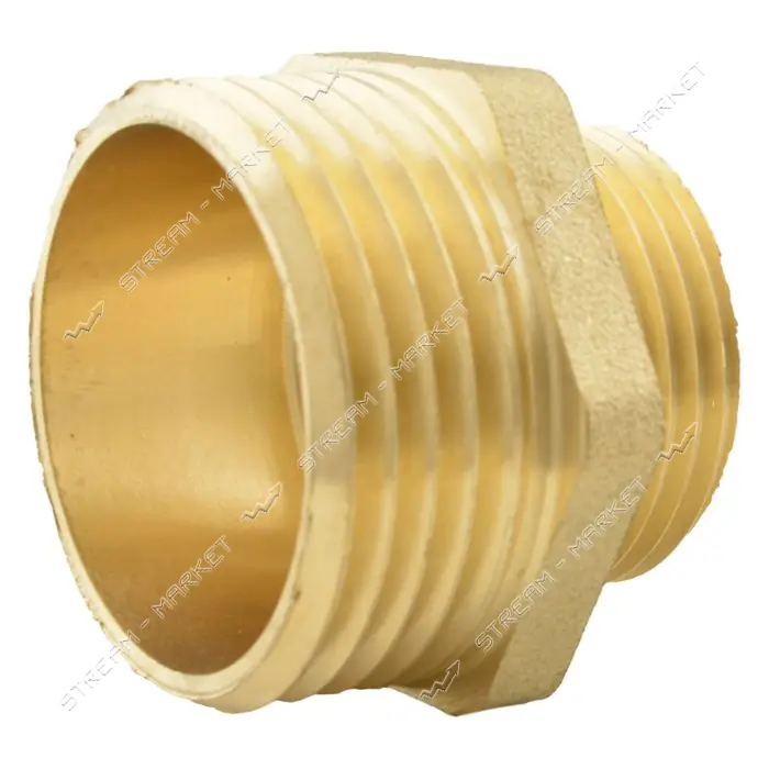 Ниппель Nikiforoff латунь 3/4"Н-1"Н FTN