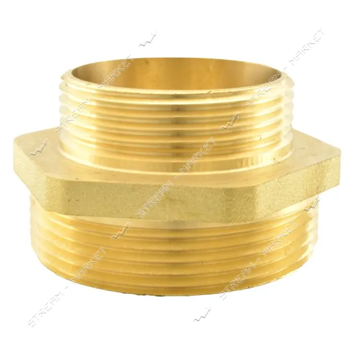 Ниппель Nikiforoff латунь 1 1/2"Н-2"Н FTN                                                           