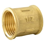 Муфта Nikiforoff латунь 1/2"В-1/2"В FTN                                                             
