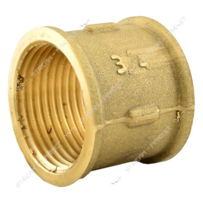 Муфта Nikiforoff латунь 3/4"В-3/4"В FTN                                                             