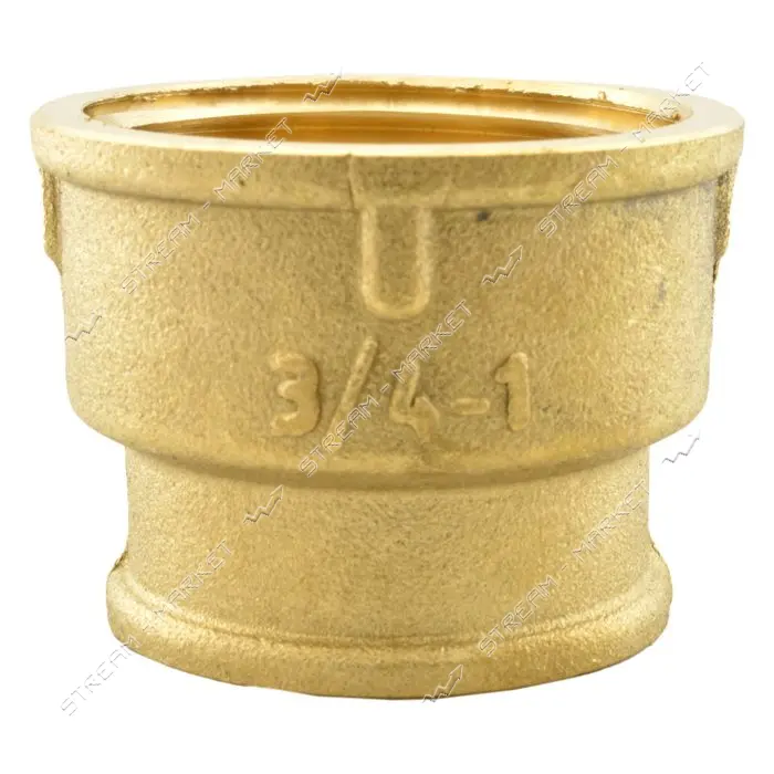Муфта переходная Nikiforoff латунь 3/4"В-1"В FTN                                                    