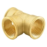 Тройник Nikiforoff латунь 1/2"В-1/2"В-1/2"В FTN                                                     