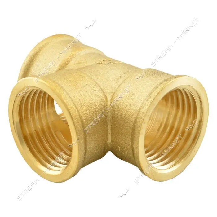 Тройник Nikiforoff латунь 1/2"В-1/2"В-1/2"В FTN                                                     