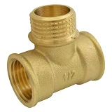 Тройник Nikiforoff латунь 1/2"В-1/2"Н-1/2"В FTN