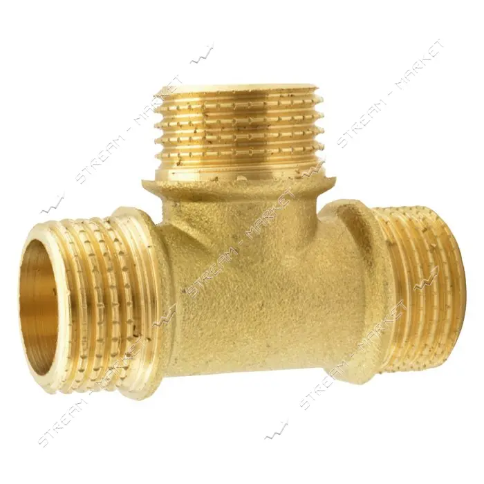 Тройник Nikiforoff латунь 1/2"Н-1/2"Н-1/2"Н FTN                                                     