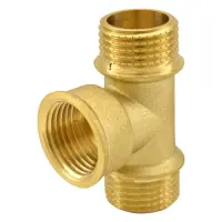 Трійник Nikiforoff латунь 1/2"З-1/2"В-1/2"З FTN