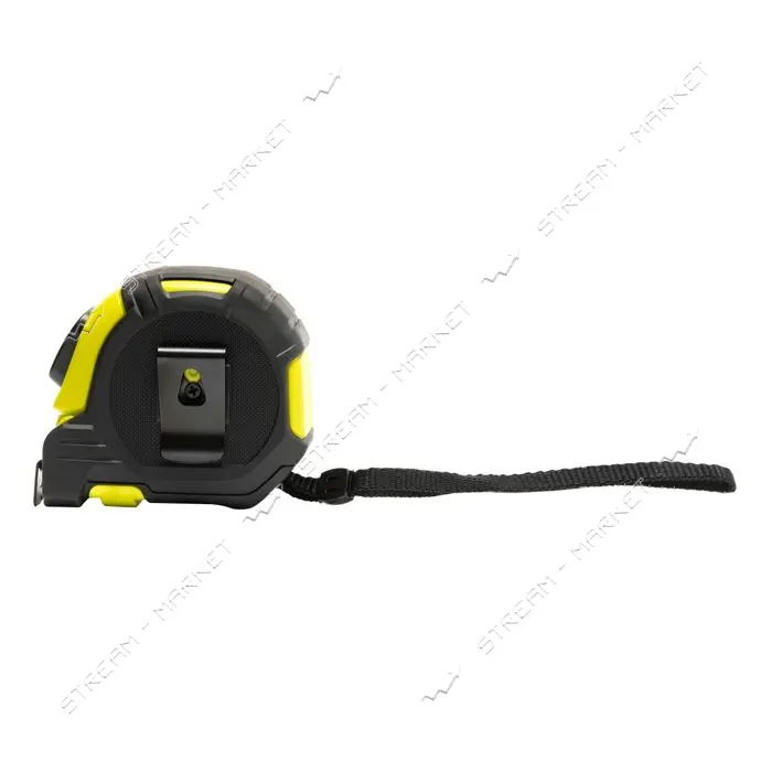 Рулетка Wertvoll MS-0825 5мх25мм 2 кнопки AUTOSTOP TPR покрытие