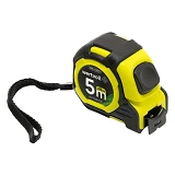 Рулетка Wertvoll MS-0525 3мх16мм 2 кнопки AUTOSTOP TPR покрытие