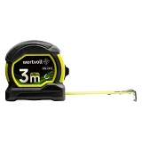 Рулетка с магнитами MasterTool MS-2316 3мх16мм фиксатор полотна TPR нейлоновое покрытие             