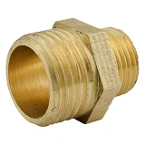 Ниппель латунный RS 3/8"Н-1/2"Н 10-15мм