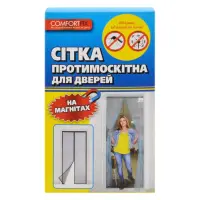 Сетка антимоскитная дверная на магнитах 90х210см в коробке                                          