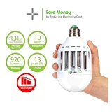 Светодиодная лампа Zapp Light приманка уничтожитель насекомых                                       