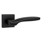 Ручка на розетах YU-TL 06-56036 mat black квадро матовый черный                                     