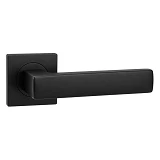 Ручка на розетах YU-TL 06-А2010 mat black матовий чорний                                            