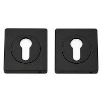 Накладка под цилиндр YU-TL круглая РZ mat black                                                     