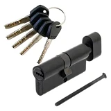 Секрет латунный Avers DM-80-BLM 35/45 лазерный ключ/ключ 5 ключей хром                              