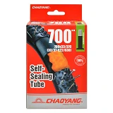Камера велосипедна 700х32/33/35/37С ChaoYang AV48mm антипрокол Турист                               