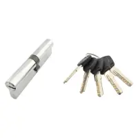 Секрет латунный Avers DM-110-CR 55/55 лазерный ключ/поворот 5 ключей хром                           