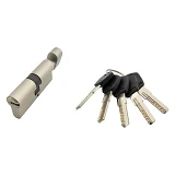Секрет латунный Avers DM-70-C-Nis 35/35 лазерный ключ/поворот 5 ключей никель                       