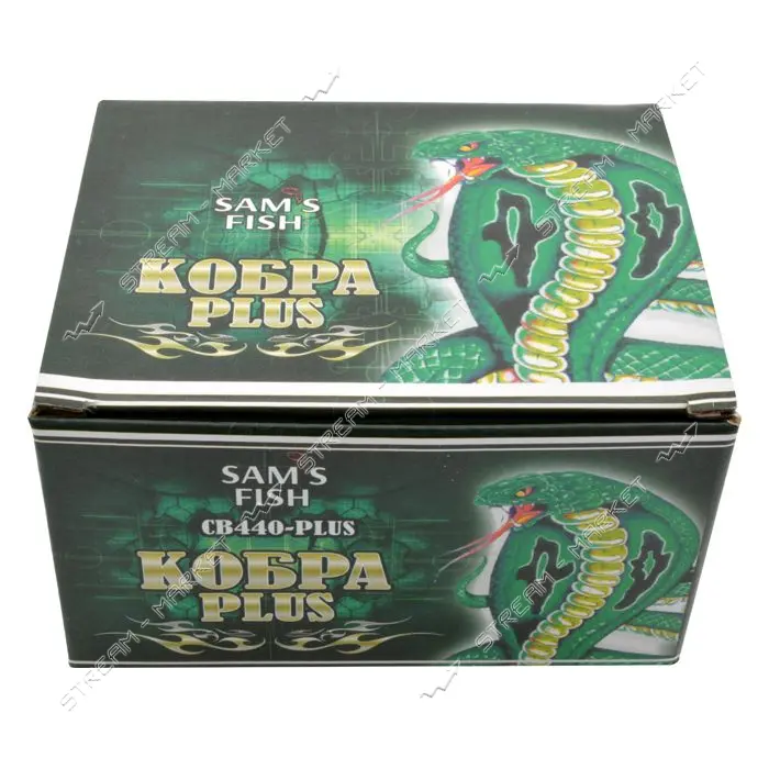 Катушка Cobra Plus 4000 6bb пластик шпуля CB440-Plus
