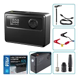 Компрессор Vitol K-35 150psi 4в1 /14.8V/22.2wh/6000mAh бустер павербанк фонарь                      