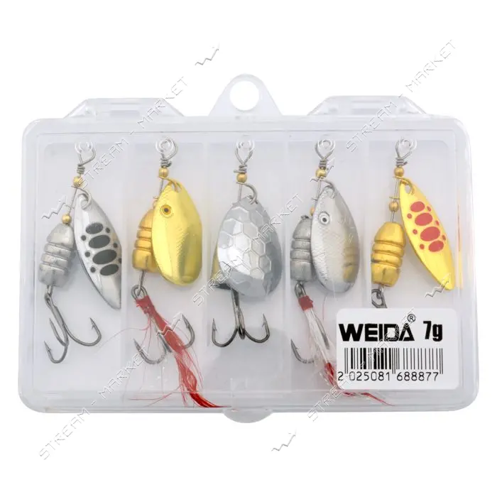 Блесна Weida 7g 5шт                                                                                 