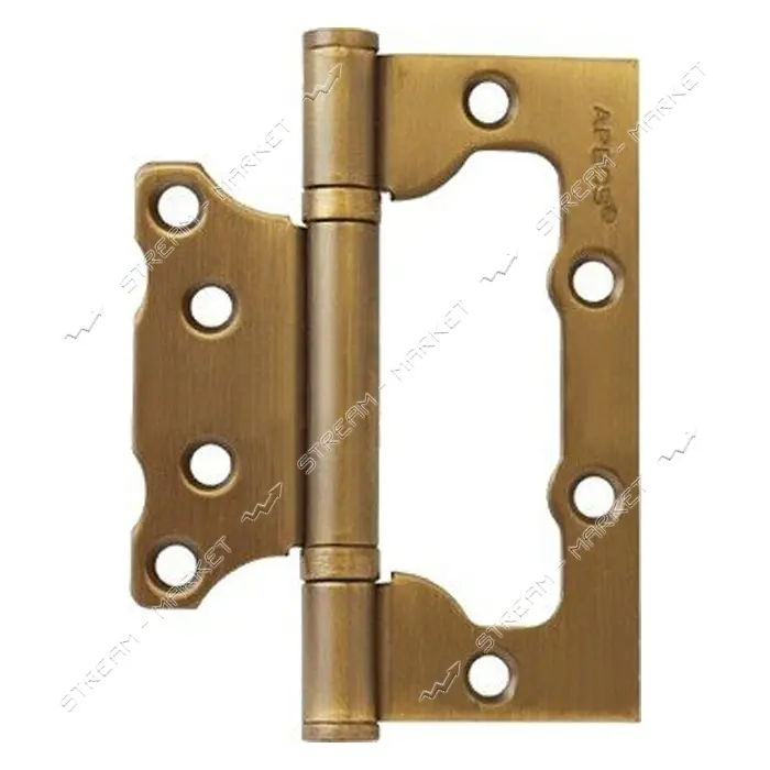 Петля накладная Apecs 100х75х2.5-B2-V2-Steel-AN антик