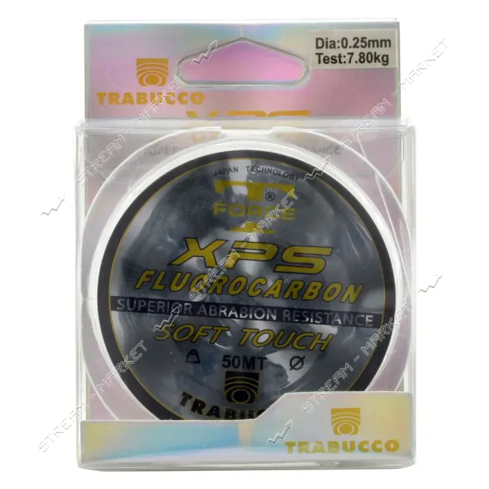 Леска XPS FLUORO CARBON 50мх0.25мм тест 7.8кг                                                       