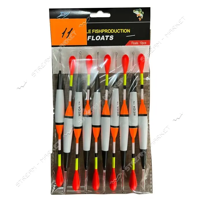 Поплавок Weida FLOATS 2.5г 11 10шт                                                                  