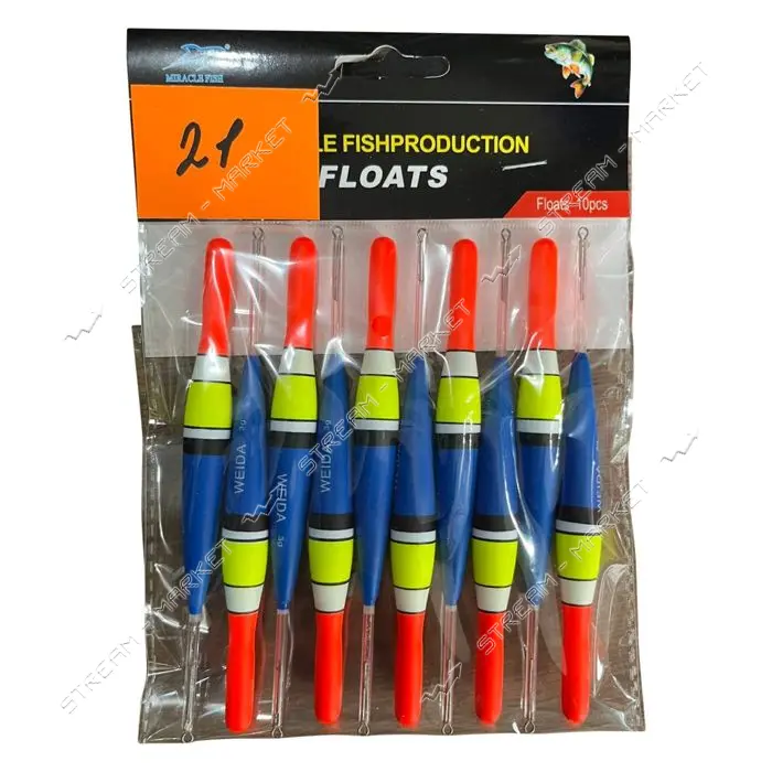 Поплавок Weida FLOATS 3г 21 10шт