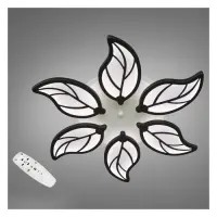 Люстра LED Diasha світлодіодна 105Вт 9х36х36см 8028/6BK LED 3color dimmer чорний