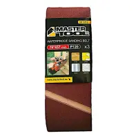 Лента шлифовальная Mastertool 08-3312 120 76х457мм 3шт                                              