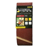 Стрічка шліфувальна Mastertool 08-3308 80 76х457мм 3шт
