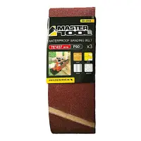 Лента шлифовальная Mastertool 08-3308 80 76х457мм 3шт                                               