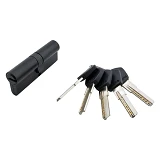 Секрет латунный Avers DM-80-BLM 40/40 лазерный ключ/ключ 5 ключей BLM черный                        