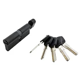 Секрет латунный Avers DM-80-С- BLM 40/40 лазерный ключ/поворот 5 ключей BLM черный