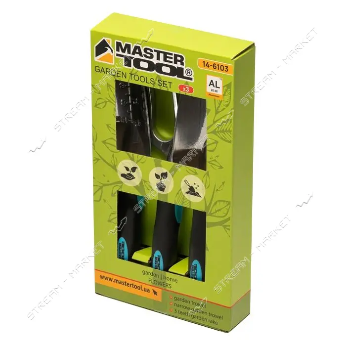 Набор садового инструмента Mastertool 14-6103 Garden ALU 3шт                                        