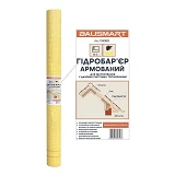 Гидробарьер Bausmart плотность 60г/м2 армированный 60кв.м 40х1.5м 3% желтый