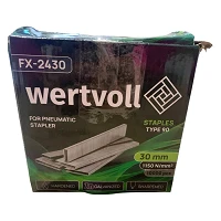 УЦІНКА! Скоби загартовані WERTVOLL FX-2430 для пневмостеплера тип 90 30мм/5.8х1.25 10000шт