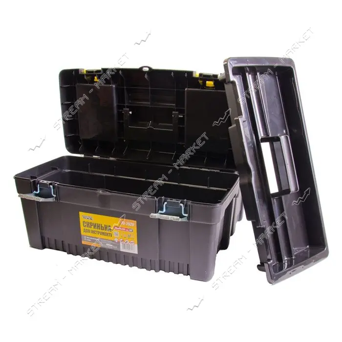 Ящик для инструмента Mastertool 79-2520 ABS пластик металлические замки 20" 510х245х235мм           