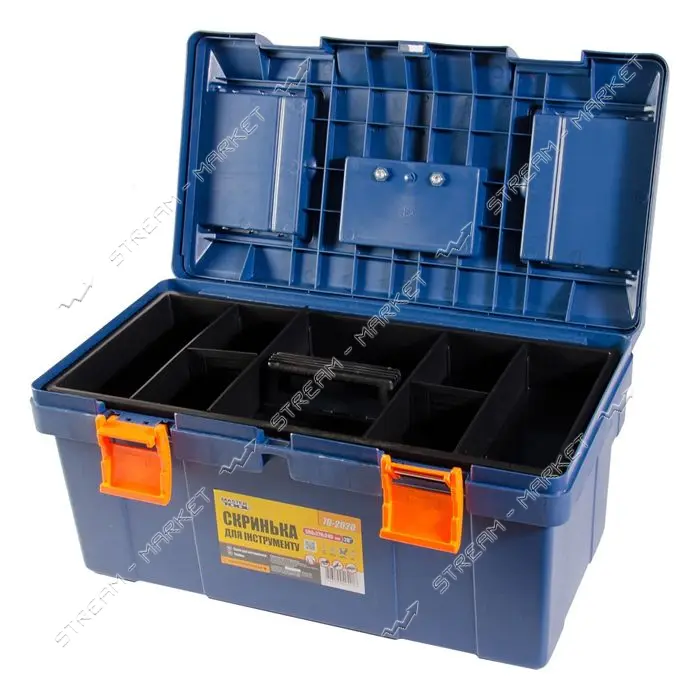 Ящик для инструмента Mastertool 79-2620 ABS пластик пластиковые замки 20" 500х270х245мм             