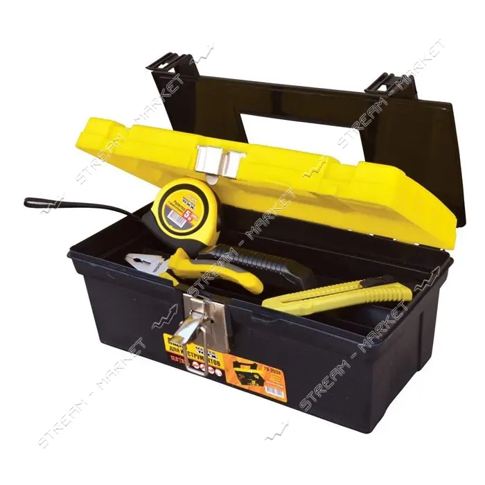 Ящик для инструмента Mastertool 79-2038 ABS пластик металлические замки 12.5" 330х175х145мм