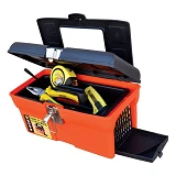 Ящик для инструмента Mastertool 79-2103 ABS пластик металлические замки 13" 330х180х165мм           