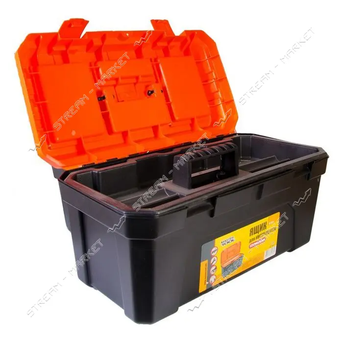 Ящик для инструмента Mastertool 79-6028 ABS пластик пластиковые замки 22.5" 572х300х295мм