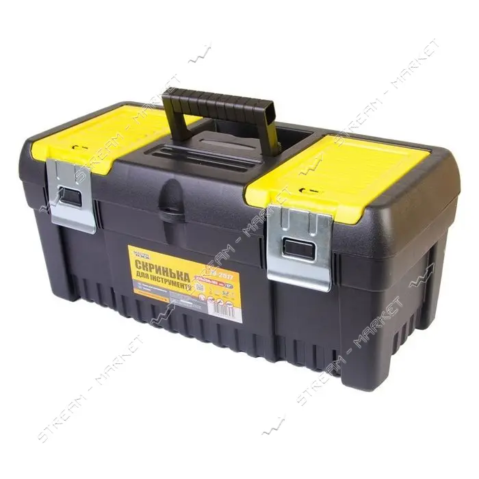 Ящик для инструмента Mastertool 79-2517 ABS пластик металлические замки 17" 425х200х185мм